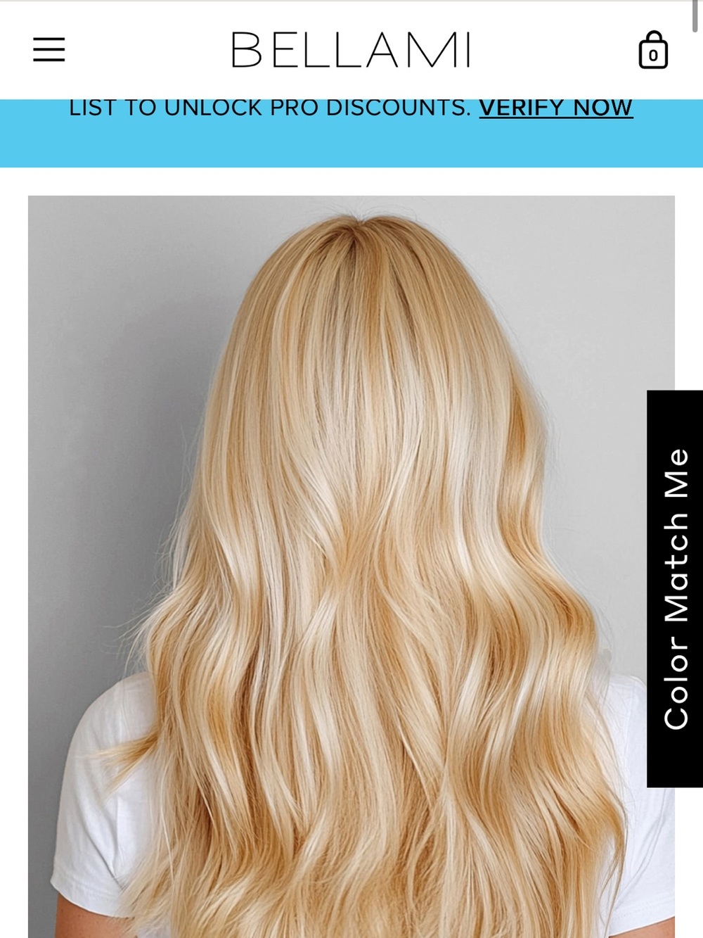 BELLAMI Honey Blonde Wavy Clip-In Extensions